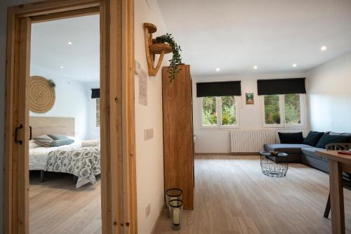 Postel nebo postele na pokoji v ubytování Casa Joana - Apartamento La Colomina