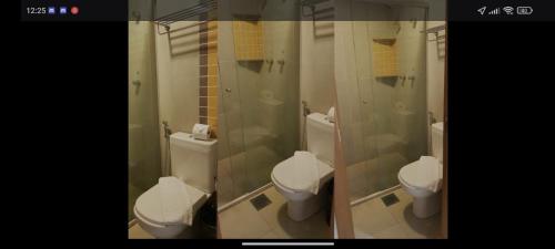 Bathroom sa Apartamento, Hotel Enjoy Park Resort