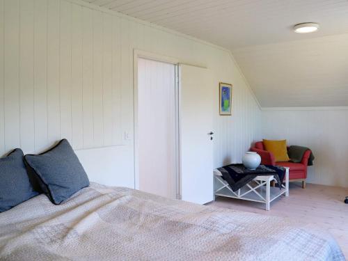 Posteľ alebo postele v izbe v ubytovaní Holiday home Søndeled