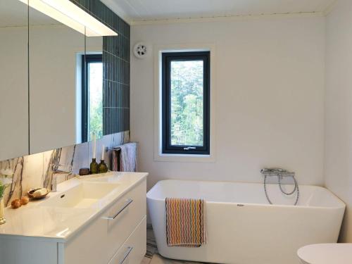 Kúpeľňa v ubytovaní Holiday home Søndeled