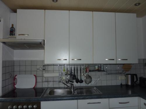 Kuchyň nebo kuchyňský kout v ubytování Haus Edelsbergblick