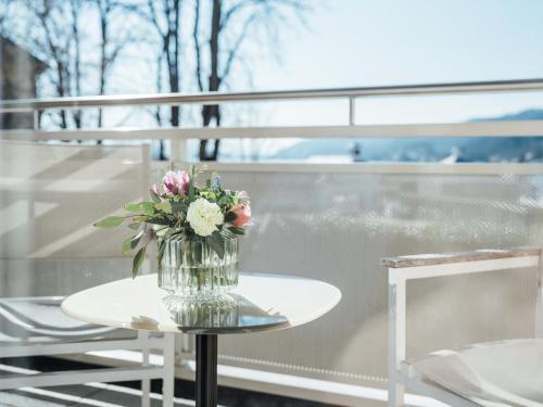 Balkón nebo terasa v ubytování Werzers Hotel Resort Pörtschach