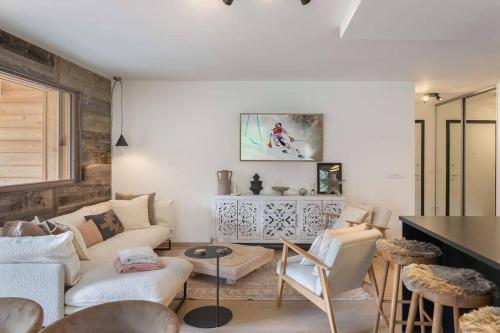 Χώρος καθιστικού στο Quintessence - Apt B202 - BO Immobilier -Châtel- remises sur les forfaits de skis Châtel ou Portes du soleil