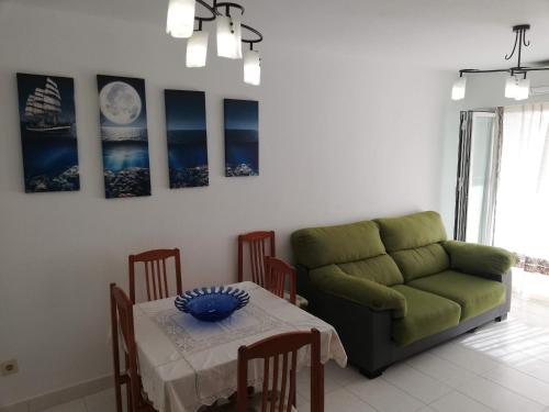 Posezení v ubytování Residencial Les Motes Solo Familias