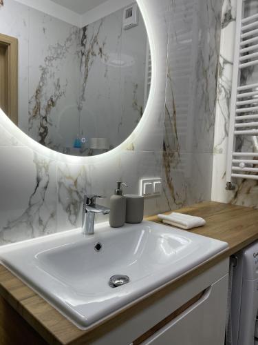 Koupelna v ubytování Apartament MK Aparts Dziwnów