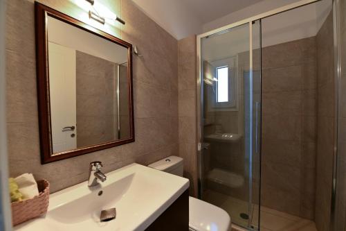 Ένα μπάνιο στο Dreamscape Villa Kea