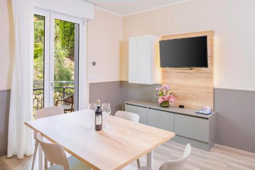 Residenza Panoramaにあるテレビまたはエンターテインメントセンター