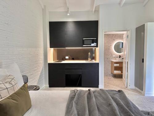 a bedroom with a sink and a counter top at Chambré Estate in Margaret River Town