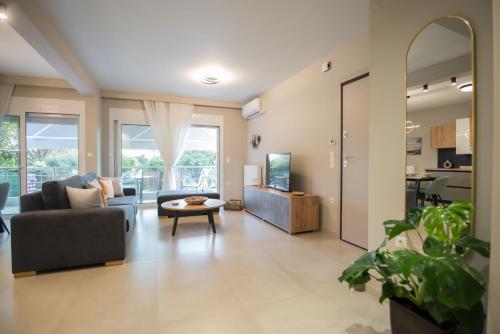 Η κουζίνα ή μικρή κουζίνα στο Maistros Home