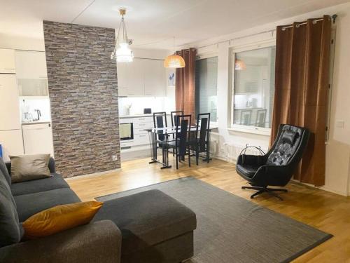 Oleskelutila majoituspaikassa VUOSAARI-2 Pure luxury for 100 m2 in Vuosaari