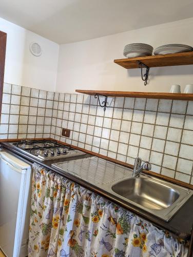 Kuchyň nebo kuchyňský kout v ubytování Dal Canonico
