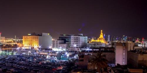 Vista general de Doha o vistes de la ciutat des de l'hotel