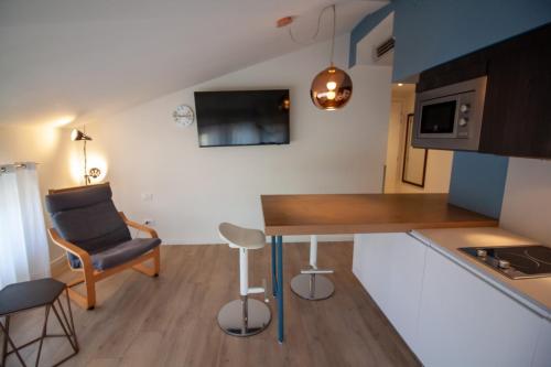 Cuisine ou kitchenette dans l'établissement Hotel Oliva