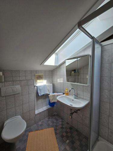 Koupelna v ubytování Ferienwohnungen Haus Schett