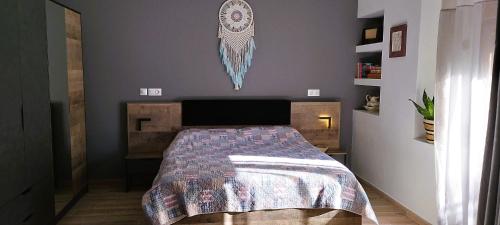 Postel nebo postele na pokoji v ubytování Spartines home