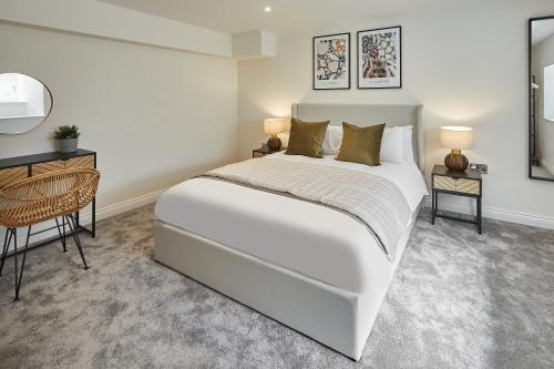 Postel nebo postele na pokoji v ubytování Host & Stay - 1 The Mount