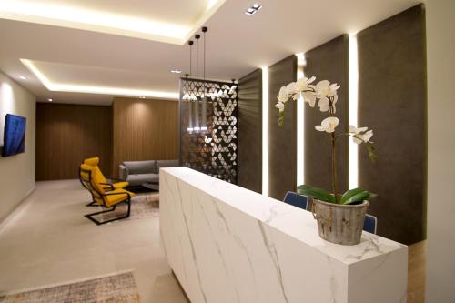 Posezení v ubytování 46 Serviced Apartments
