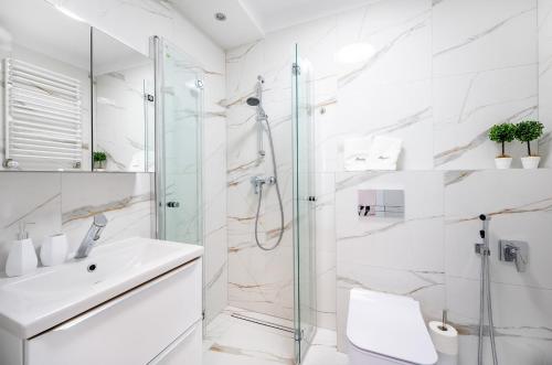 Ванная комната в Apartamenty Porto