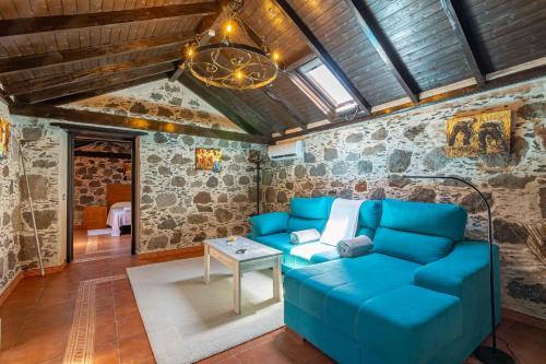 Χώρος καθιστικού στο Casa Los Pinos