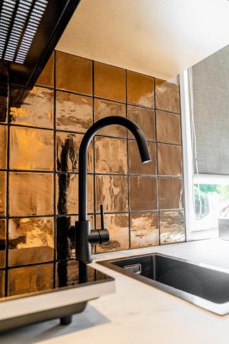 Koupelna v ubytování Hotel Veere