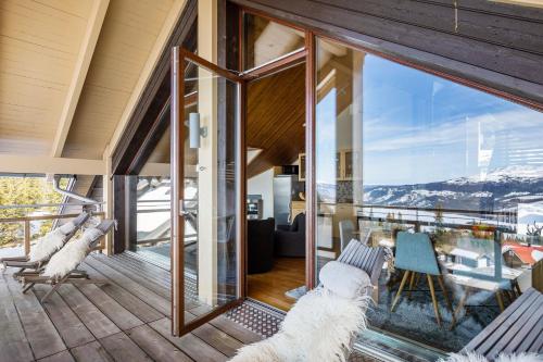 a house with a view of the mountains at Åre's best family home in Åre