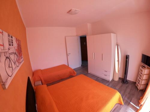 Una cama o camas en una habitación de Casa Charlie