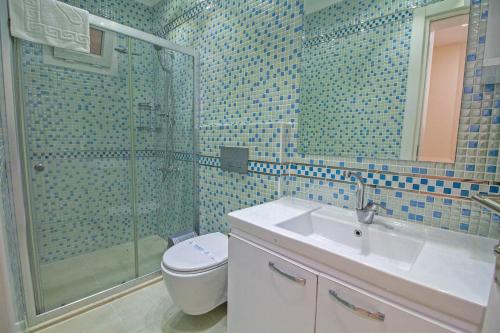 Ένα μπάνιο στο Nokta Hisar Suit Apart, Fethiye, Ölüdeniz