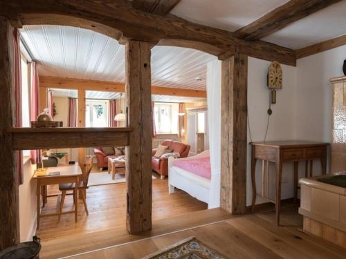 Postel nebo postele na pokoji v ubytování Haus Belchenwind