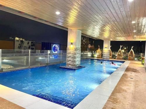 Swimmingpoolen hos eller tæt på Sun Vida Tower Studio Unit Across SM City Cebu