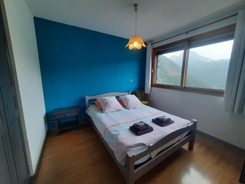 Posteľ alebo postele v izbe v ubytovaní Les Balcons de Morzine