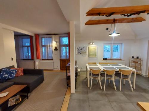 Posezení v ubytování Roland Apartamenty