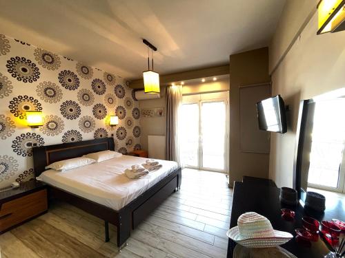 Katil atau katil-katil dalam bilik di Porto Del Sol Hotel