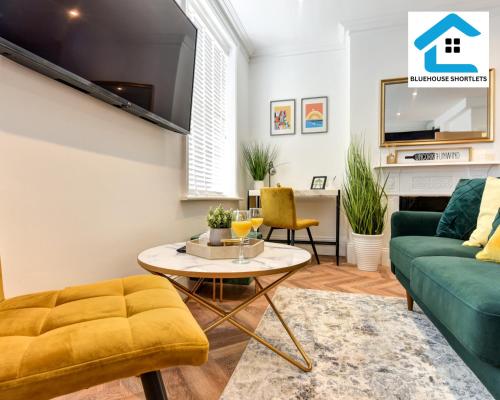 Posezení v ubytování Brighton Cosy Winter Stay Comfort by the Sea-Marine M