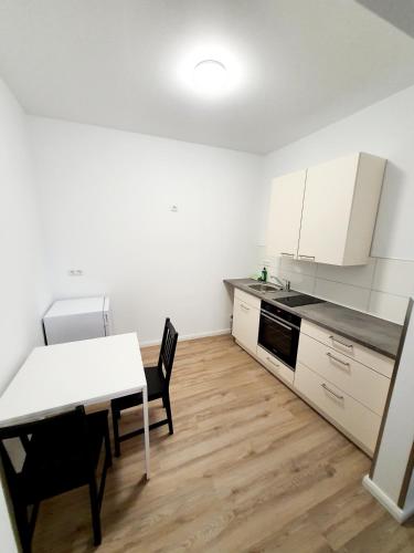 Η κουζίνα ή μικρή κουζίνα στο Hafen Appartements Wismar