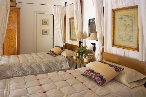 Een bed of bedden in een kamer bij Casa Deluxe en condominio