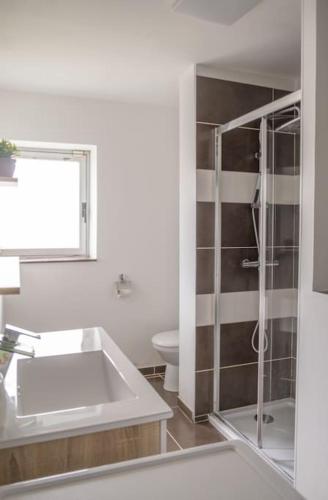 Koupelna v ubytování Nouveau - Loft Sofya - Europa Park Rulantica