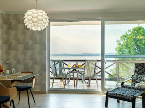 Ruang duduk di Apartment Rosalia by Interhome