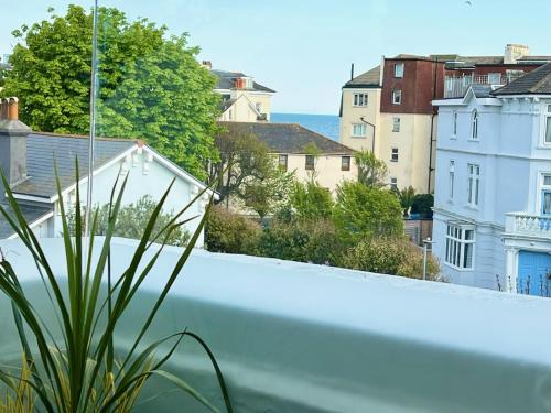 a view from the roof of a house with a plant at St Helens House in Portsmouth