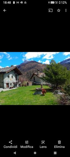 a picture of a house and a picture of a house at Chalet quota 1800 in Saint Jacques