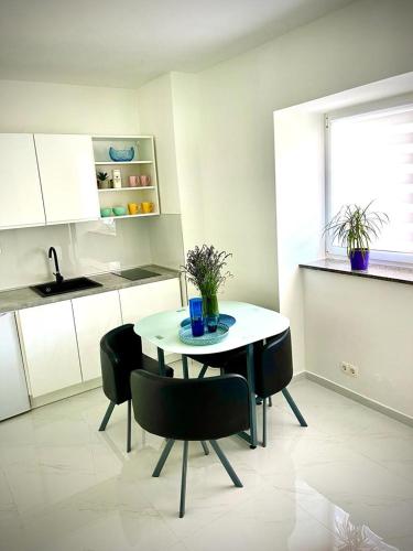 Η κουζίνα ή μικρή κουζίνα στο Comfortable apartment near Opatija