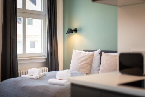 BRIGHT Hildesheim Angoulemeplatzにあるベッド