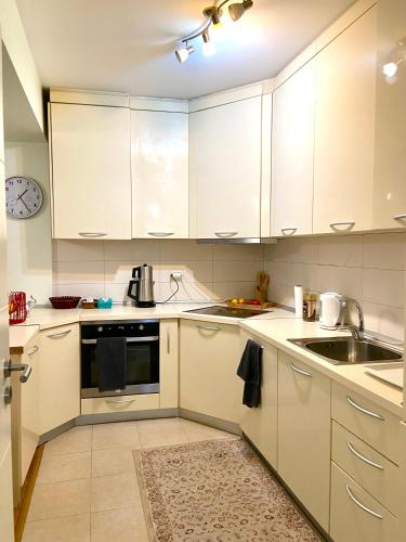 Η κουζίνα ή μικρή κουζίνα στο KENT Apartments