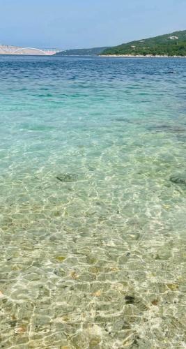a large body of water with crystal clear water at APPARTMENTS SARA in Jadranovo