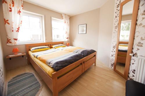 Cama o camas de una habitación en Haus Simon