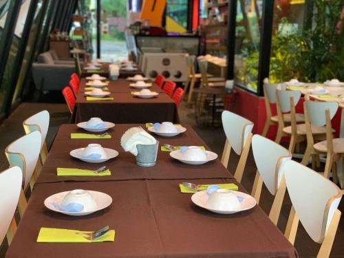 Un restaurante u otro lugar para comer en Green@Buriram