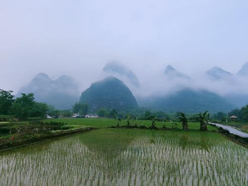 Paisaje cerca de este albergue