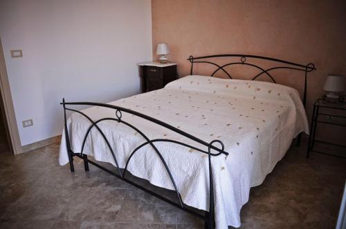 Katil atau katil-katil dalam bilik di B&B La Voce della Luna