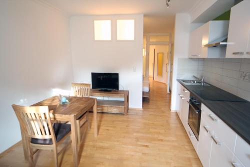 Η κουζίνα ή μικρή κουζίνα στο Gala Apartments - Country Oasis in Pettenbach