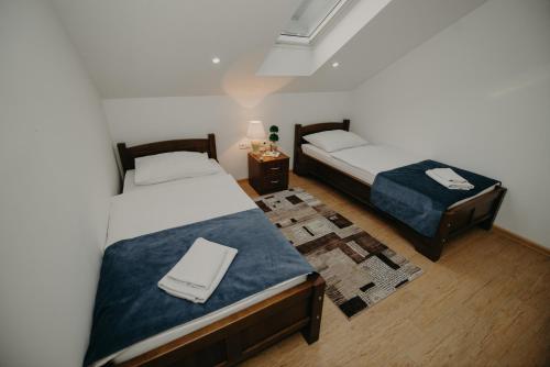 Postel nebo postele na pokoji v ubytování Motel Vila Bijela