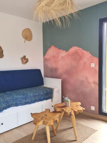 Superbe studio à 8mn en voiture de la plage